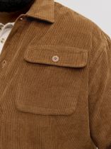 Surchemise Double poche Marron Jack&Jones du 3XL au 8XL