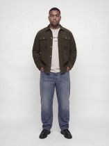 Surchemise Double poche Verte Jack&Jones du 3XL au 8XL
