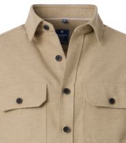 Surchemise Manches Longues Beige Redmond du 3XL au 5XL