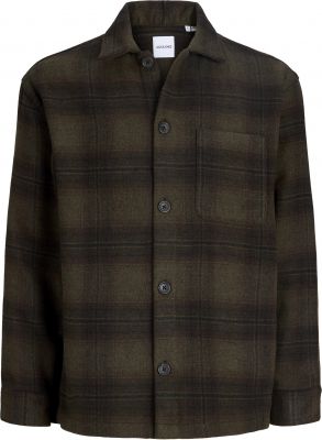 Surchemise Marron & Vert Jack&Jones du 3XL au 8XL