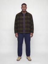Surchemise Marron & Vert Jack&Jones du 3XL au 8XL
