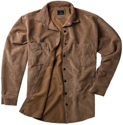 Surchemise Velour Beige Lavecchia du 3XL au 8XL