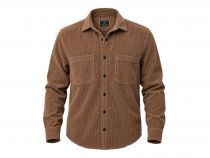 Surchemise Velour Beige Lavecchia du 3XL au 8XL