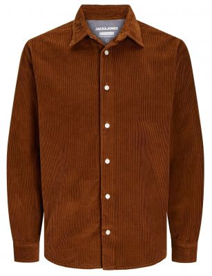 Surchemise Velours Marron Jack&Jones du 3XL au 8XL