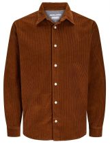 Surchemise Velours Marron Jack&Jones du 3XL au 8XL
