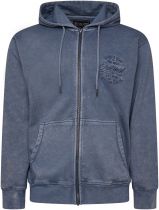 Sweat à Capuche  Indigo Kam du 2XL au 8XL