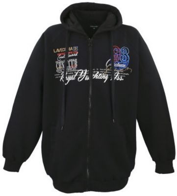 Sweat � Capuche Anthracite du 3XL au 8XL Lavecchia