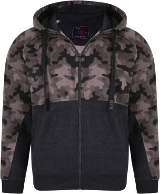 Sweat � Capuche Anthracite Kam du 2XL au 8XL
