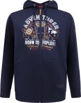Sweat &agrave; Capuche Bleu Marine Duke Du 3XL au 8XL