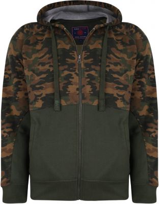 Sweat � Capuche Kaki Kam du 2XL au 8XL