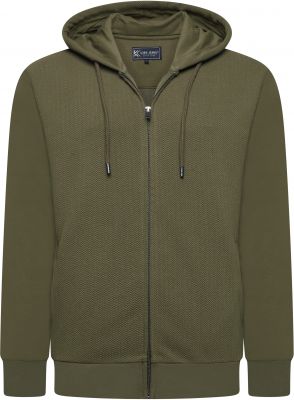Sweat � Capuche Kaki Kam du 3XL au 8XL