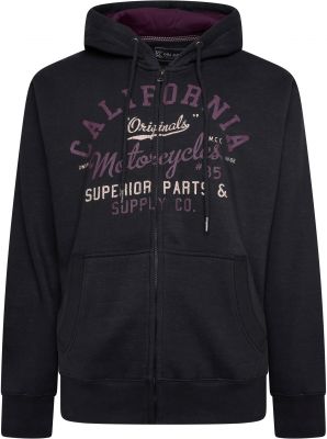 Sweat � Capuche Noir Kam du 3XL au 8XL