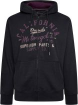 Sweat � Capuche Noir Kam du 3XL au 8XL