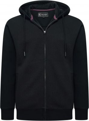 Sweat � Capuche Noir Kam du 3XL au 8XL
