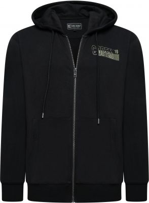 Sweat � Capuche Noir Kam du 3XL au 8XL
