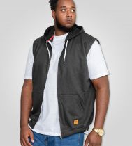 Sweat à Capuche Sans Manches Anthracite Duke 3XL à 6XL
