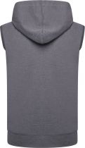 Sweat &agrave; Capuche Sans Manches Gris  