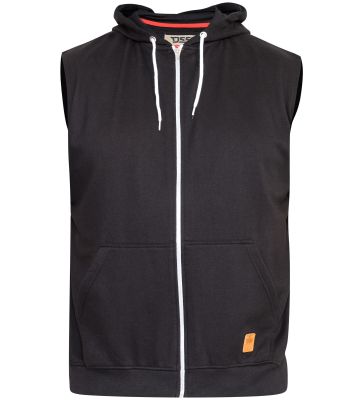 Sweat � Capuche Sans Manches Noir Duke 3XL � 6XL