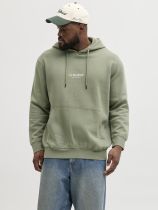 Sweat &agrave; Capuche Vert Jack&Jones du 3XL au 8XL
