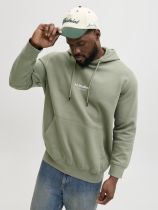Sweat &agrave; Capuche Vert Jack&Jones du 3XL au 8XL