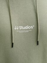 Sweat &agrave; Capuche Vert Jack&Jones du 3XL au 8XL
