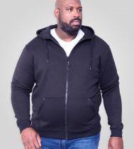Sweat à Capuche Zippé Bleu Marine CANTOR de DUKE du 2XL au 8XL