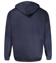Sweat à Capuche Zippé Bleu Marine CANTOR de DUKE du 2XL au 8XL