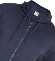 Sweat à Capuche Zippé Bleu Marine CANTOR de DUKE du 2XL au 8XL