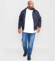 Sweat à Capuche Zippé Bleu Marine CANTOR de DUKE du 2XL au 8XL