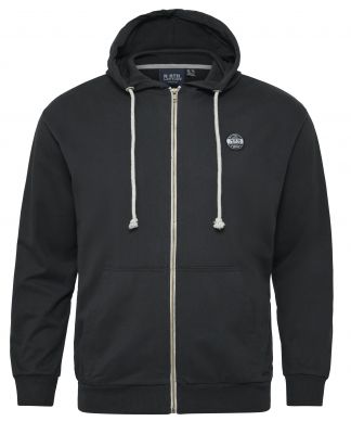 Sweat � Capuche Zipp� Coton Noir All Size