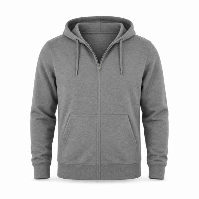 Sweat � Capuche Zipp� Gris Fonc� Ahorn du 2XL au 8XL