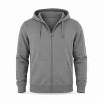 Sweat &agrave; Capuche Zipp&eacute; Gris Fonc&eacute; Ahorn du 2XL au 8XL