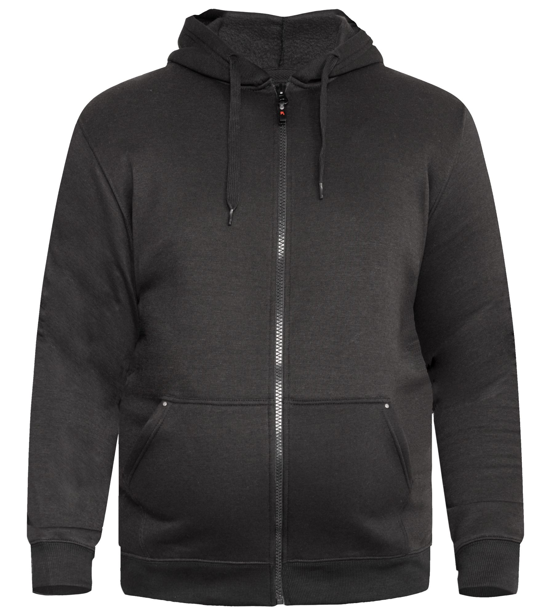 Sweat à Capuche Zippé Homme Noir - Coupe Oversize Confortable
