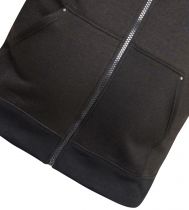 Sweat à Capuche Zippé Noir CANTOR de DUKE du 2XL au 8XL