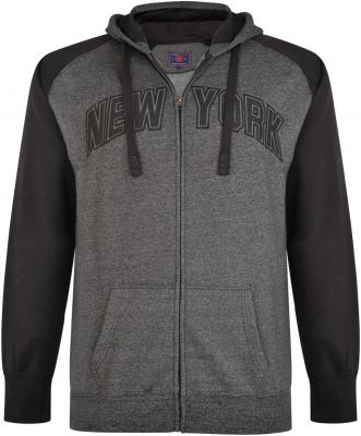 Sweat � Capuches Noir Kam du 2XL au 8XL