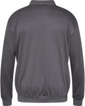 Sweat Col Polo Gris All Size du 3XL au 8XL
