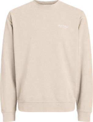 Sweat Col Rond Beige Jack&Jones du 2XL au 8XL