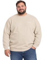 Sweat Col Rond Beige Jack&Jones du 2XL au 8XL