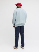 Sweat Col Rond Bleu Jack&Jones du 3XL au 8XL