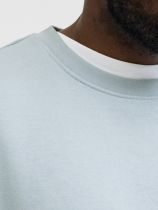 Sweat Col Rond Bleu Jack&Jones du 3XL au 8XL