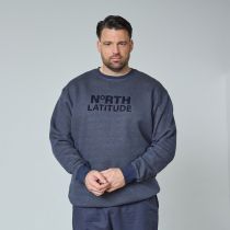 Sweat Col Rond Bleu Marine All Size du 3XL au 8XL