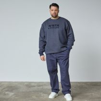 Sweat Col Rond Bleu Marine All Size du 3XL au 8XL