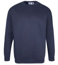 Sweat Col Rond Bleu Marine DUKE du 2XL au 8XL