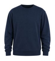 Sweat Col Rond Bleu Marine Fonc&eacute; Ahorn du 2XL au 10XL