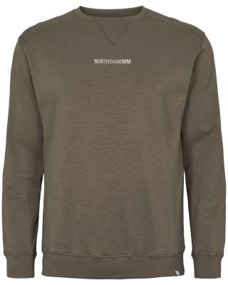 Sweat Col Rond Kaki All Size du 2XL au 8XL