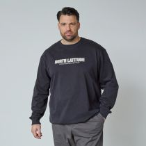 Sweat Col Rond Noir All Size du 3XL au 8XL