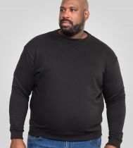 Sweat Col Rond Noir DUKE du 2XL au 8XL
