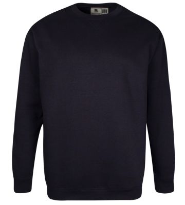 Sweat Col Rond Noir DUKE du 2XL au 8XL