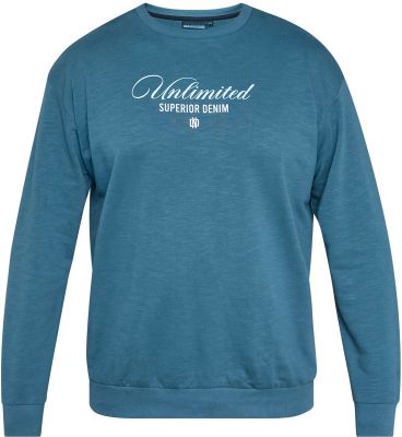 Sweat Col Rond Turquoise All Size du 3XL au 8XL