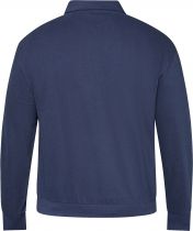 Sweat Col Zip Bleu Marine All Size du 3XL au 8XL
